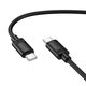 USB кабель Hoco X122, 2xUSB тип-C, 100 см, 60 Вт, черный, #6942007662246 Превью 1