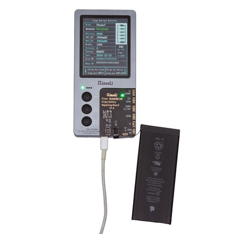 Batería puede usarse con iPhone 7, Li-ion, 3.8 V, 1960 mAh, Original (PRC), original IC, #616-00256 Vista previa  2