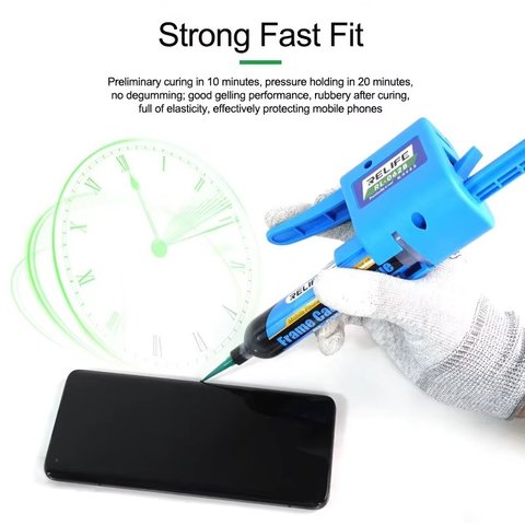 Adhesivo RELIFE RL-035B, transparente, para pegar tapas traseras, para marcos de pantalla, 30 ml Vista previa  3