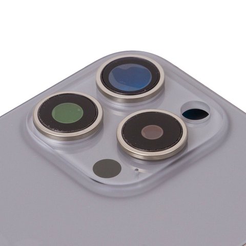 Carcasa puede usarse con iPhone 15 Pro, gris, con botones laterales,  con sujetador de tarjeta SIM, Original (PRC), EU Version, natural titanium Vista previa  1