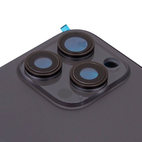 Carcasa puede usarse con iPhone 15 Pro Max, negro, con botones laterales,  con sujetador de tarjeta SIM, Original (PRC), EU Version, black titanium Vista previa  1