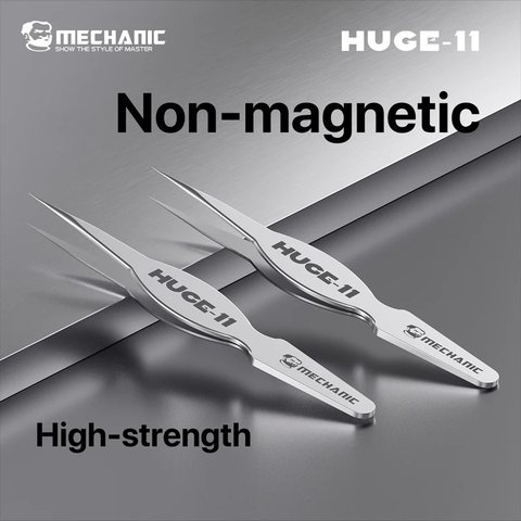 Pinzas para smd Mechanic Huge-11, recta, no magnético Vista previa  1