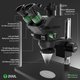 Microscopio 2UUL MC7060-A1, trinocular, 7X-60X Vista previa  7