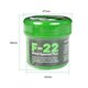 Fundente en pasta RELIFE F-22, para soldar níquel, para soldar acero inoxidable, para soldadura de cobre y acero, actividad alta, 55 g Vista previa  6