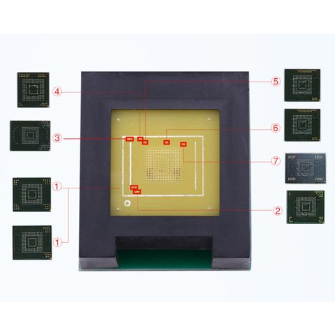Адаптер eMMC SAM-TP-BGA 162 Превью 2
