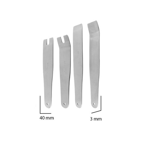 Набор инструментов для снятия обшивки (сталь, 4 предмета) Превью 2