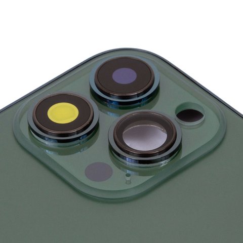 Корпус для iPhone 13 Pro Max, зеленый, с держателем SIM-карты, с боковыми кнопками, alpine green Превью 1