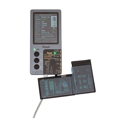 Акумулятор Mechanic для Apple iPhone XS Max, Li-Polymer, 3,8 В, 3590 А·год, збільшена ємність, original IC Прев'ю 1