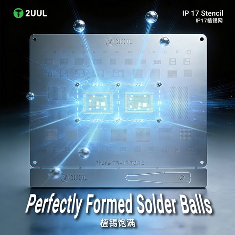 BGA-трафарет 2UUL BG03 для Apple iPhone 17, iPhone 17 Pro, iPhone 17 Pro Max, iPhone Air Превью 2