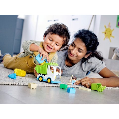 Конструктор LEGO DUPLO Сміттєвоз та сміттєпереробка (10945) Прев'ю 12