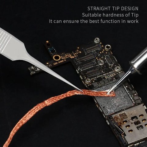 Пинцет монтажный Mechanic Ask-14, прямой Превью 1