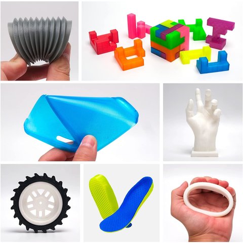 Филамент для 3D-принтера eSUN TPU-95A Clear, 1 кг Превью 4